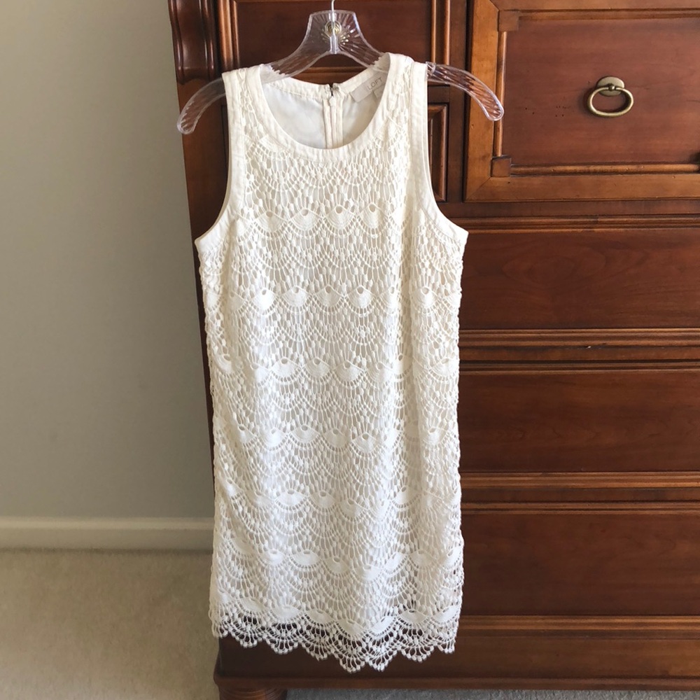 Loft crochet dress